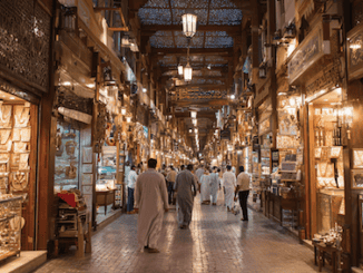 Ein traditioneller Gold Souk, ein perfekter Ort zum Einkaufen in Dubai
